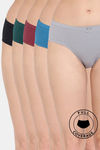 Rosaline Fleur Burst Medium Rise Full Coverage Hipster Panty (Pack of 5) - Multicolor — thumbnail 1
